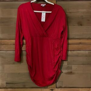 - Times two red maternity dress